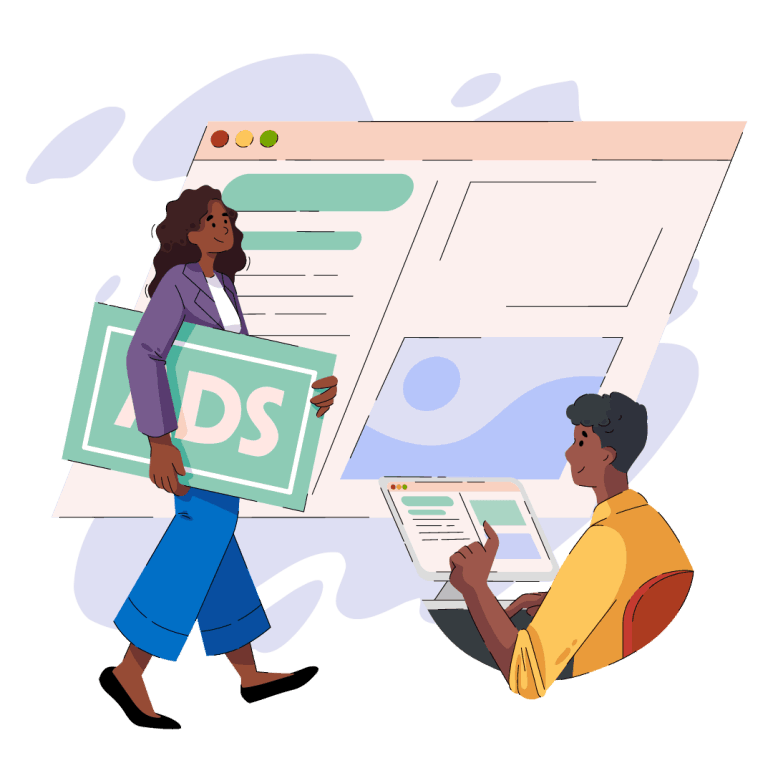 Ilustración SEO afro