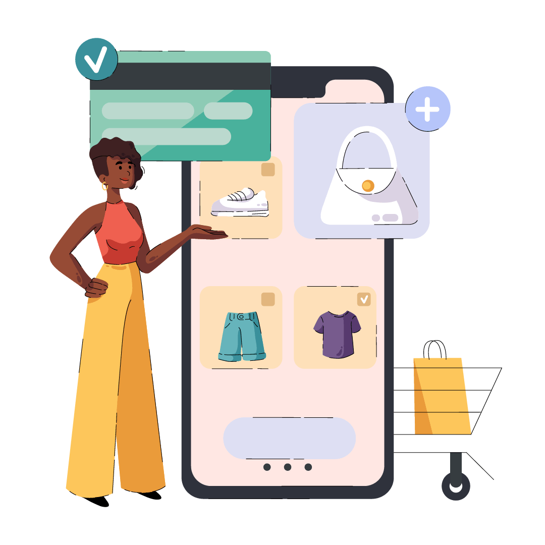 ilustración black E-commerce